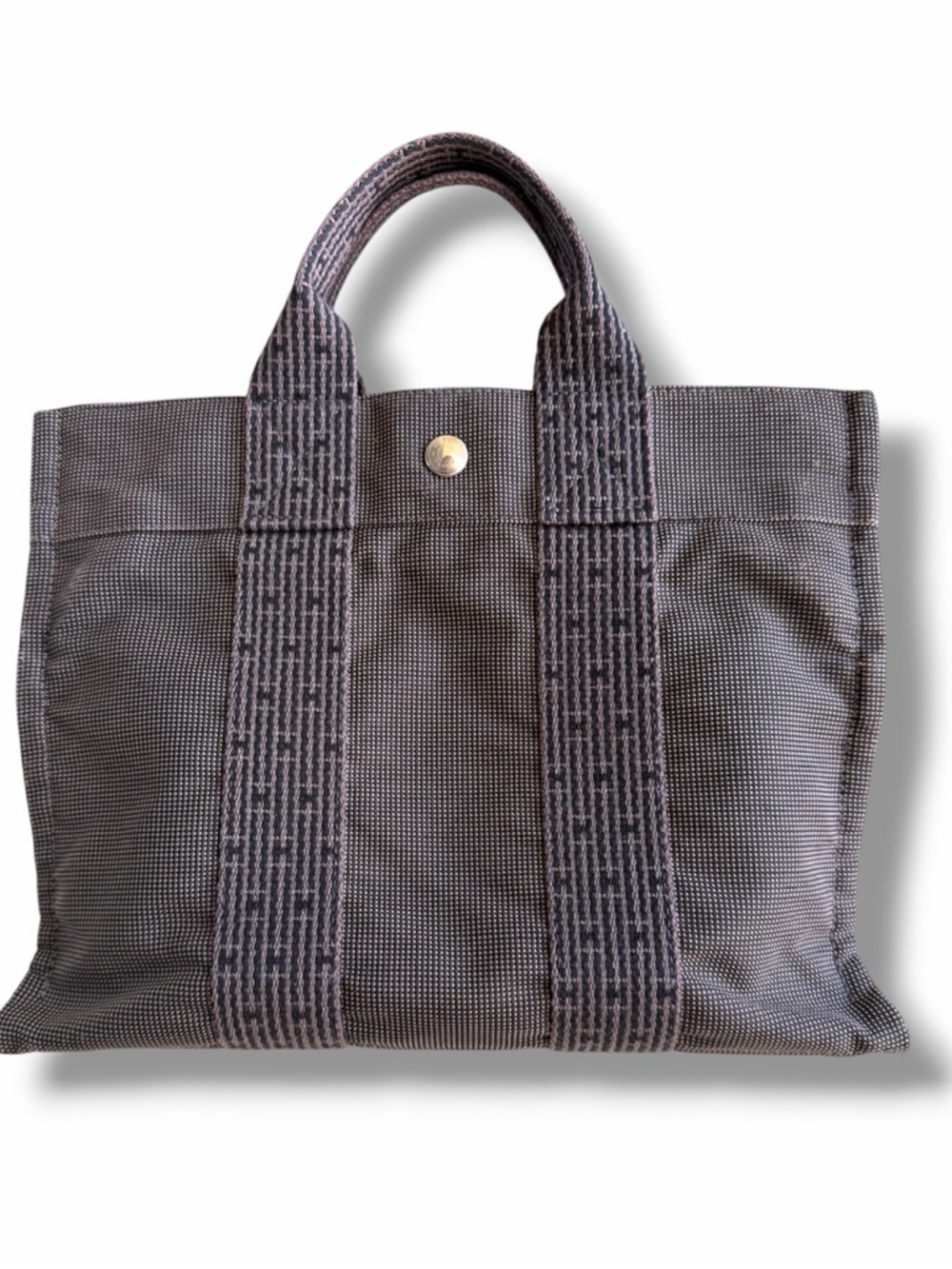 Hermes Herline PM Canvas Tote Bag - Picture 8 of 16